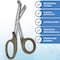 A2Z Scilab Trauma Shears 12/Pack Non-Stick 7.25 First Aid EMT Stainless Steel Utility Scissors Tan Handle A2Z-ZR884 - alternate 2